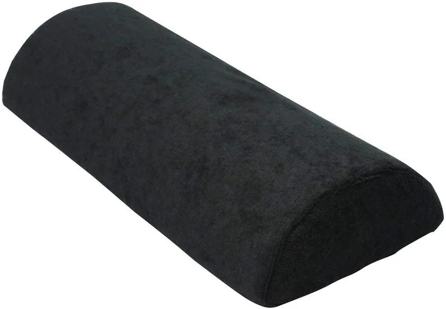 بالشتک استوانه ای نرم مشکی با کیفیت عالی برای طراحی ناخن، مانیکور و استفاده در سالن