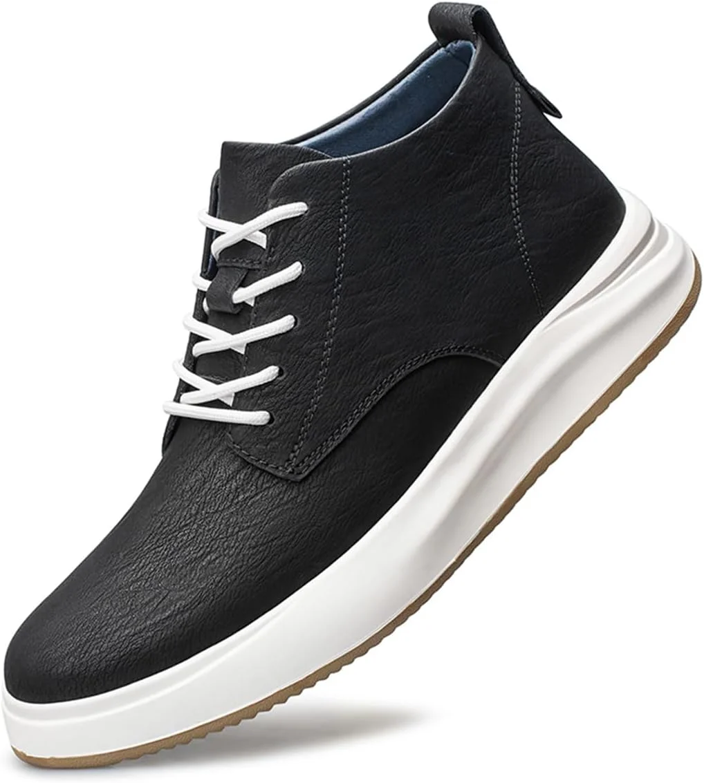 کفش‌های کتانی افزایش قد مردانه، کفش‌های چرمی کلاسیک افزایش دهنده قد، کفش‌های پیاده‌روی غیررسمی ساق بلند