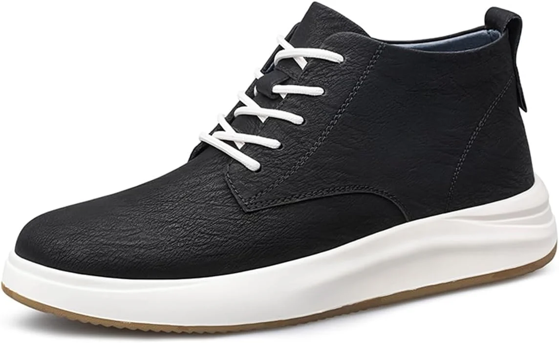 کفش‌های کتانی افزایش قد مردانه، کفش‌های چرمی کلاسیک افزایش دهنده قد، کفش‌های پیاده‌روی غیررسمی ساق بلند