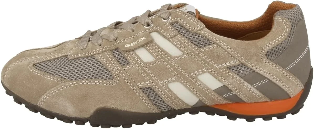 کفش مردانه GEOX مدل UOMO SNAKE، رنگ بژ/نارنجی تیره، سایز 45 EU