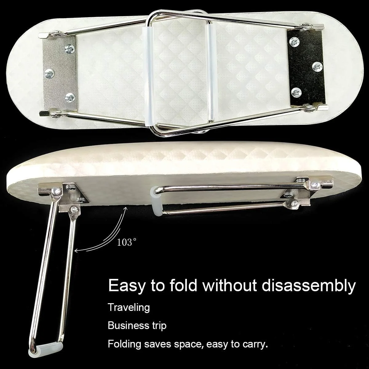 تکیه گاه دست ناخن WOLINSPRING، تکیه گاه دست برای مانیکور ناخن از جنس چرم نرم میکروفیبر با قابلیت ضد لغزش، بالش حرفه ای میز ایستگاه برای استفاده تکنسین های ناخن (سفید)