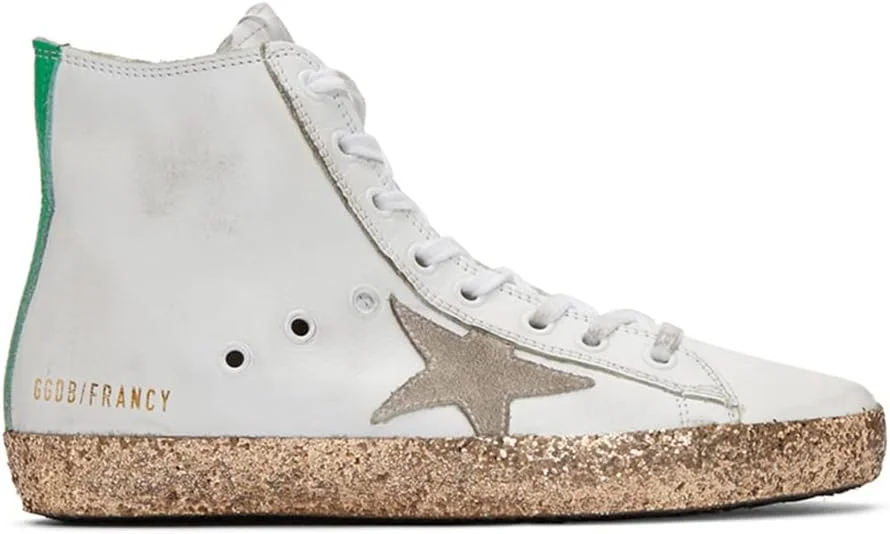 کفش‌های کتانی تخت بندی پسرانه گلدن گوس، سبک رترو و مدرن، مناسب مهمانی، ساق بلند و اسپرت