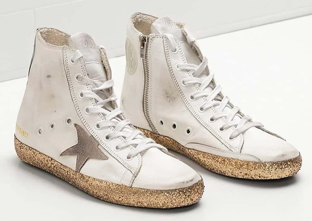 کفش‌های کتانی تخت بندی پسرانه گلدن گوس، سبک رترو و مدرن، مناسب مهمانی، ساق بلند و اسپرت