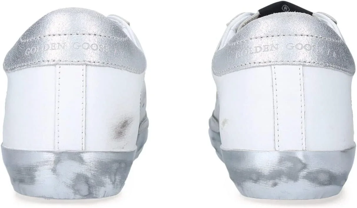 کفشهای کتانی بندی پایین Golden Goose Street Trendy، سفید، مناسب استفاده روزمره و راحت برای مردان کفشهای کتانی بندی پایین Golden Goose Street Trendy، سفید، مناسب استفاده روزمره و راحت برای مردان