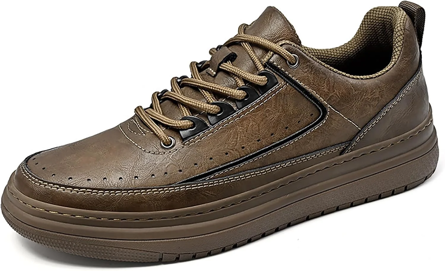 کفش کتانی رسمی مردانه، کفش کتانی چرمی، کفش های رسمی مردانه راحت و ضد لغزش، کفش های آکسفورد غیر رسمی