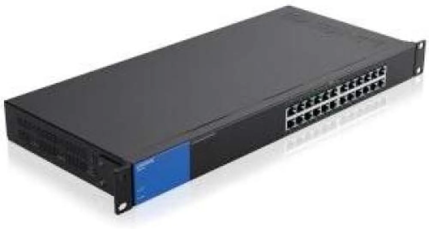 سوئیچ رکمونت 24 پورت گیگابیتی Linksys LGS124P
