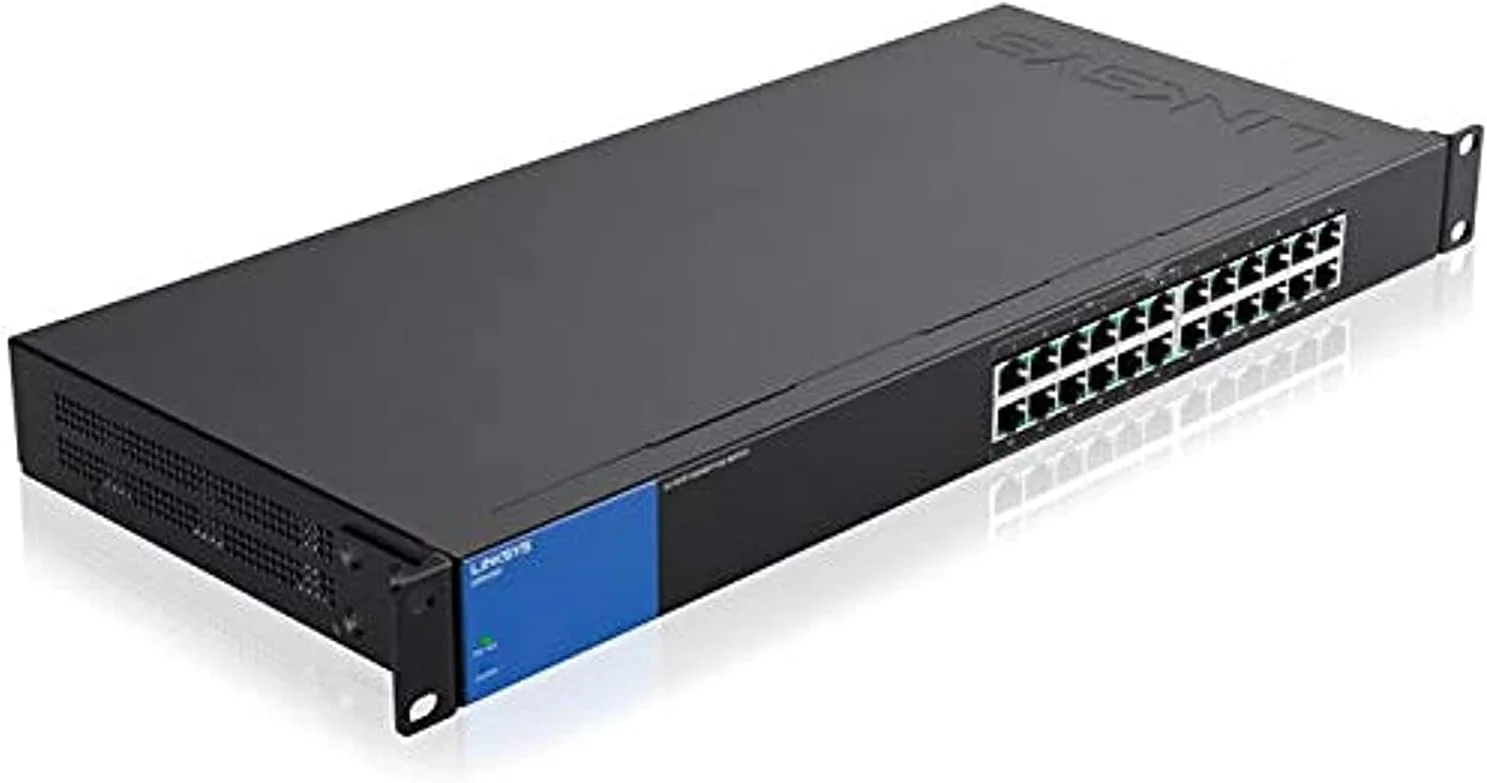 سوئیچ 24 پورت گیگابیتی PoE کسب و کار رکمونت Linksys Lgs124p