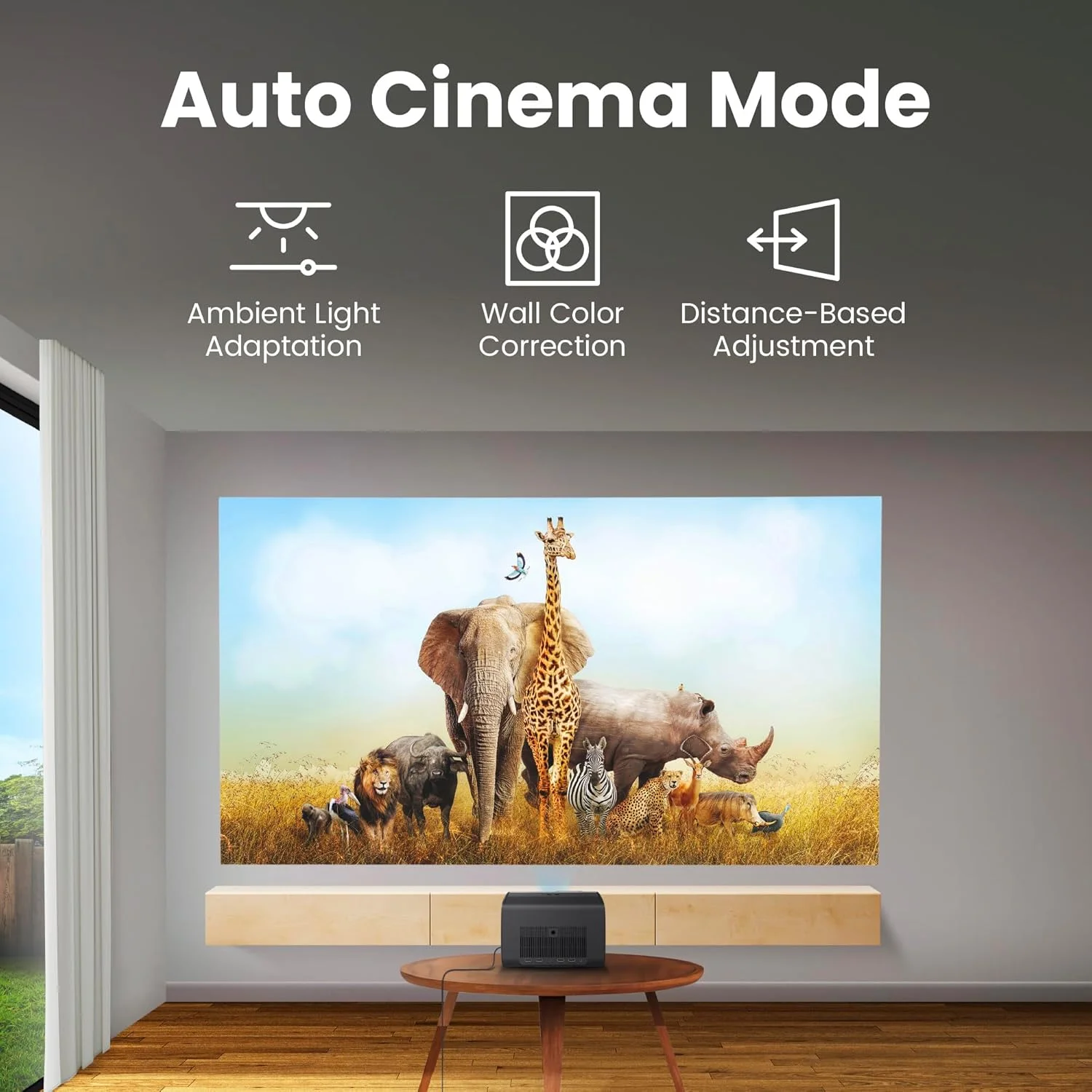 پروژکتور هوشمند خانگی 4K بنکیو GP520 مدل 2025 | 2600 انسی لومن LED، گوگل تی وی، HDR10+، دالبی آدیو، eARC، HDMI 2.1، USB-C، WiFi 6، بلوتوث 5.2، MEMC، فوکوس خودکار، Rec.709، مناسب اتاق نشیمن پروژکتور هوشمند خانگی 4K بنکیو GP520 مدل 2025 | 2600 انسی لومن LED، گوگل تی وی، HDR10+، دالبی آدیو، eARC، HDMI 2.1، USB-C، WiFi 6، بلوتوث 5.2، MEMC، فوکوس خودکار، Rec.709، مناسب اتاق نشیمن