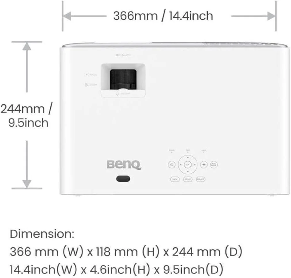 پروژکتور سینمای خانگی LED بنکیو HT2060 با کیفیت 1080p HDR | طیف رنگی گسترده DCI-P3 و Rec.709 | تاخیر 8.3 میلیثانیه 120 هرتز | تغییر لنز عمودی | کیستون 2D | زوم 1.3x | S/PDIF | HDMI 2.0 | بلندگوهای داخلی 5Wx2 | 3D پروژکتور سینمای خانگی LED بنکیو HT2060 با کیفیت 1080p HDR | طیف رنگی گسترده DCI-P3 و Rec.709 | تاخیر 8.3 میلیثانیه 120 هرتز | تغییر لنز عمودی | کیستون 2D | زوم 1.3x | S/PDIF | HDMI 2.0 | بلندگوهای داخلی 5Wx2 | 3D