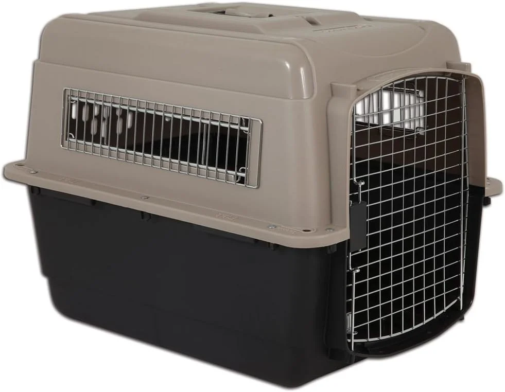 حمل کننده حیوانات خانگی پت میت مدل الترا وری فشن سایز 40 اینچ مناسب برای حیوانات 32 تا 41 کیلوگرم - رنگ طوسی و مشکی، مورد تایید خطوط هوایی یاتا حمل کننده حیوانات خانگی پت میت مدل الترا وری فشن سایز 40 اینچ مناسب برای حیوانات 32 تا 41 کیلوگرم - رنگ طوسی و مشکی، مورد تایید خطوط هوایی یاتا