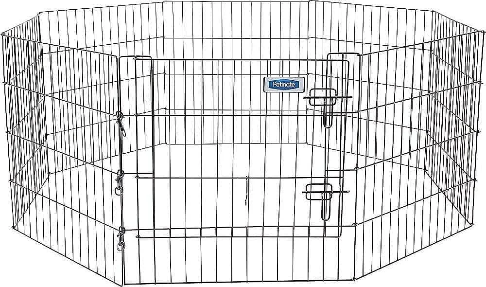 محوطه بازی حیوانات خانگی پتمیت با درب و طراحی قلابدار به همراه میخهای زمینی در 5 ارتفاع مختلف محوطه بازی حیوانات خانگی پتمیت با درب و طراحی قلابدار به همراه میخهای زمینی در 5 ارتفاع مختلف