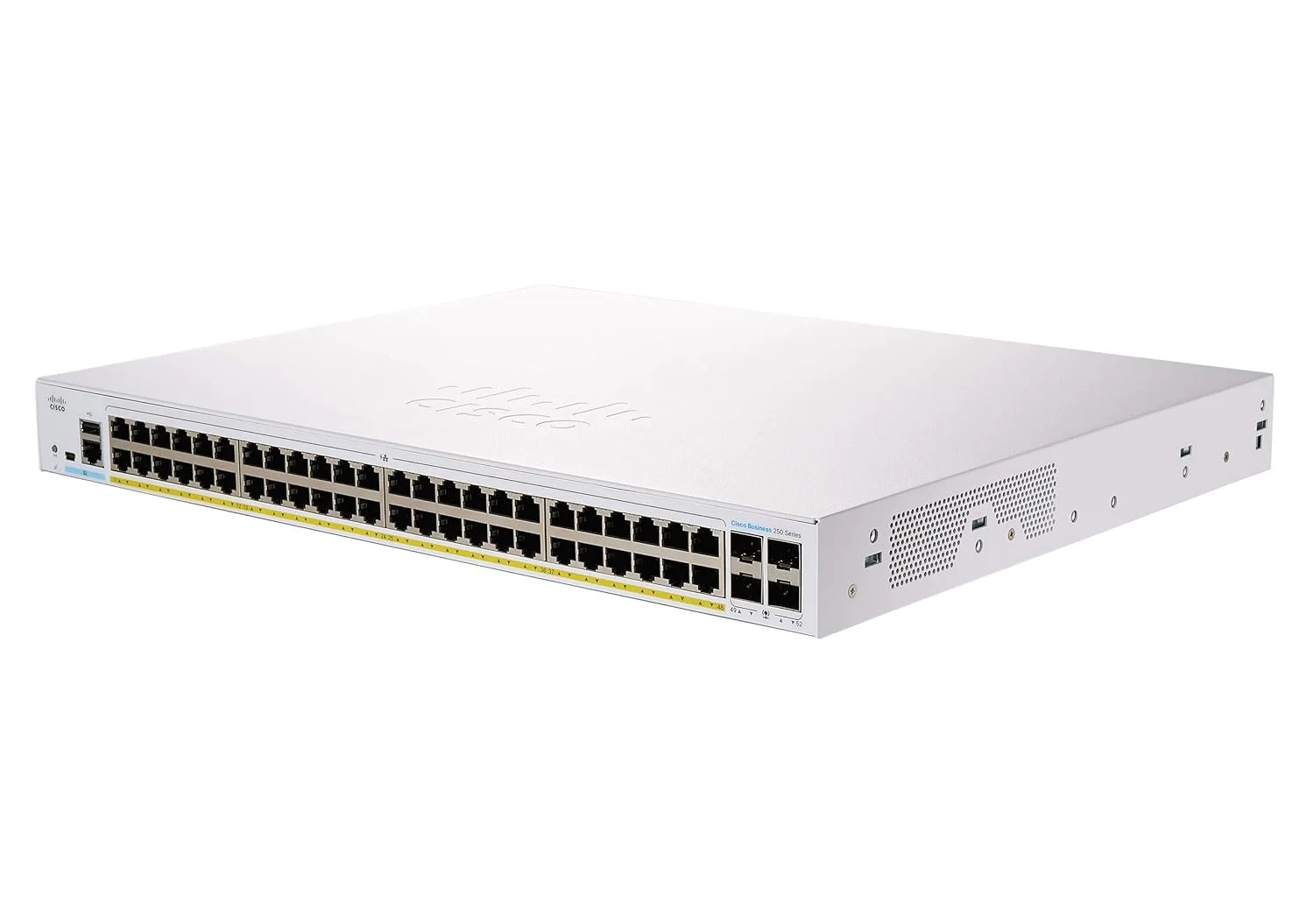 سوئیچ هوشمند سیسکو بیزینس CBS250-48P-4G | 48 پورت GE | PoE | 4x1G SFP سوئیچ هوشمند سیسکو بیزینس CBS250-48P-4G | 48 پورت GE | PoE | 4x1G SFP
