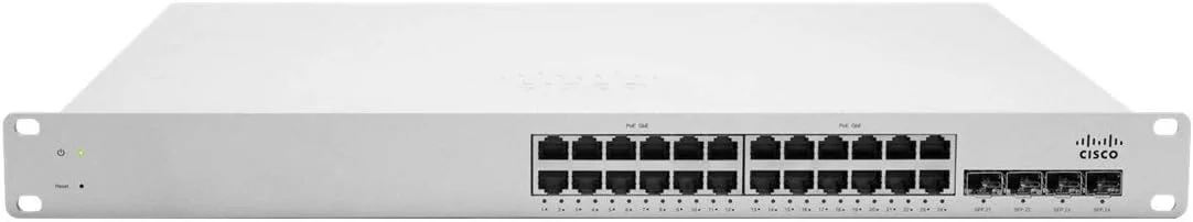 سوئیچ مدیریت شده ابری سیسکو مرکی - MS220-24P (24 پورت، POE، نیازمند لایسنس ابری)