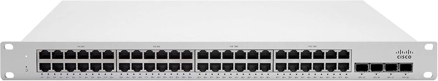 سوئیچ اترنت Meraki Ms250-48lp - 48 پورت - مدیریتی - پورت استک - 6 اسلات توسعه - 10/1 سوئیچ اترنت Meraki Ms250-48lp - 48 پورت - مدیریتی - پورت استک - 6 اسلات توسعه - 10/1
