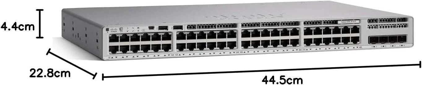 سیسکو CATALYST 9200 با 48 پورت فقط برای انتقال داده سیسکو CATALYST 9200 با 48 پورت فقط برای انتقال داده