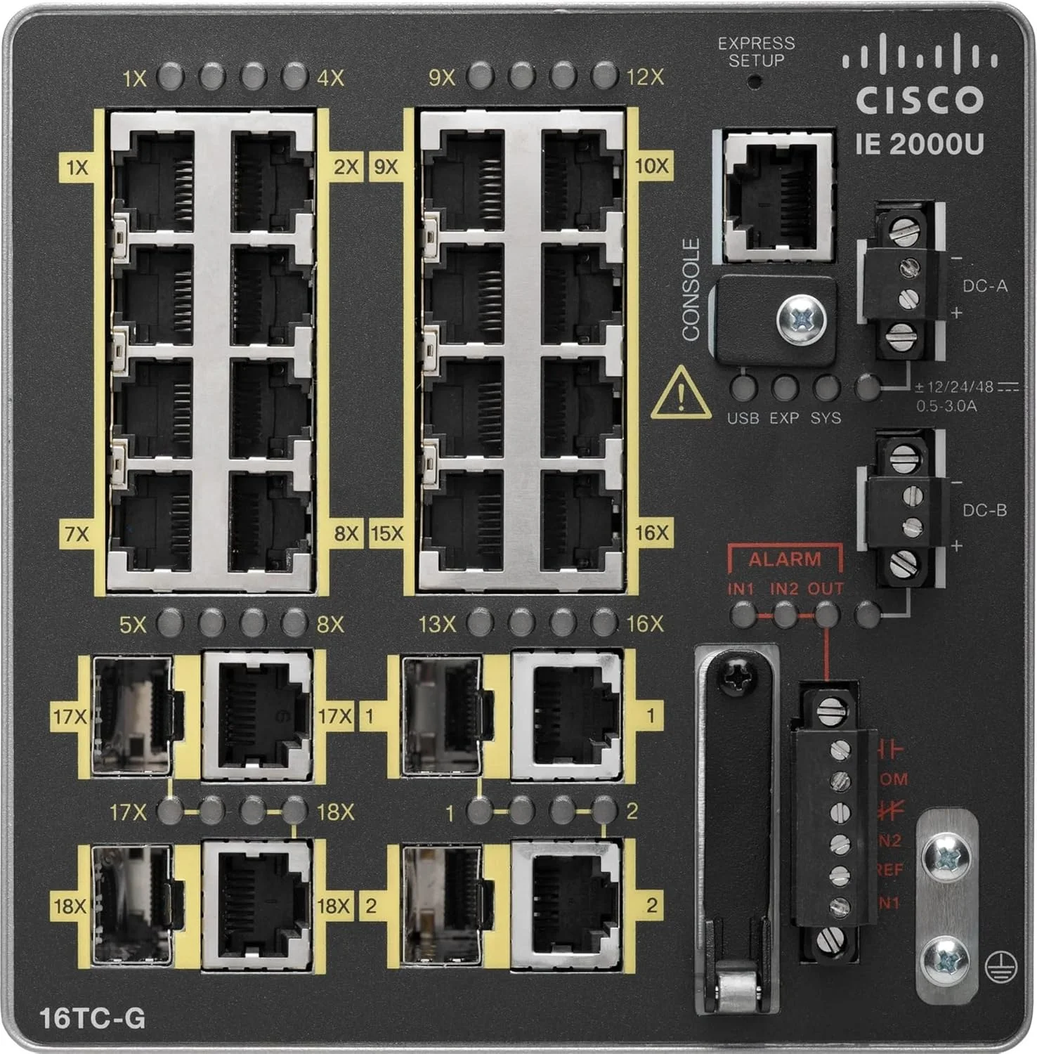 سیسکو IE 16 10 100,2 FE SFP 2 T SFP (IE-2000-16TC-G-L)