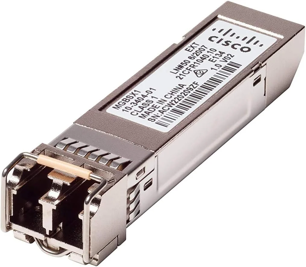 فرستنده و گیرنده سیسکو MGBSX1 SFP | گیگابیت اترنت (GbE) 1000BASE-SX Mini-GBIC (MGBSX1) فرستنده و گیرنده سیسکو MGBSX1 SFP | گیگابیت اترنت (GbE) 1000BASE-SX Mini-GBIC (MGBSX1)
