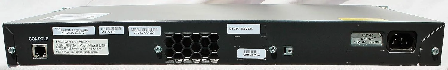 سیسکو - WS-C2960+24TC-S کاتالیست 2960 پلاس 24 پورت سیسکو - WS-C2960+24TC-S کاتالیست 2960 پلاس 24 پورت