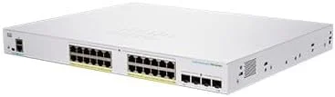 سوئیچ مدیریتی سیسکو بیزینس CBS350-24P-4X | 24 پورت GE | PoE | 4x10G SFP+ سوئیچ مدیریتی سیسکو بیزینس CBS350-24P-4X | 24 پورت GE | PoE | 4x10G SFP+