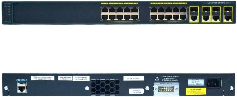 سوئیچ سیسکو کاتالیست Ws-c2960g-24tc-l 2960g-24tc سوئیچ سیسکو کاتالیست Ws-c2960g-24tc-l 2960g-24tc
