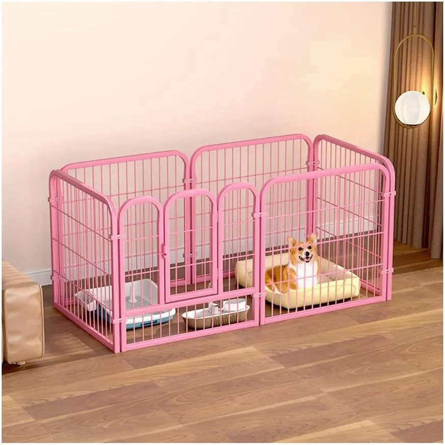 پنل سگ AAGAZA، محوطه بازی توله سگ برای سگ های کوچک/متوسط/بزرگ، قفس حصار تمرینی در فضای باز برای RV، کمپینگ، حیاط XJJUN /2544