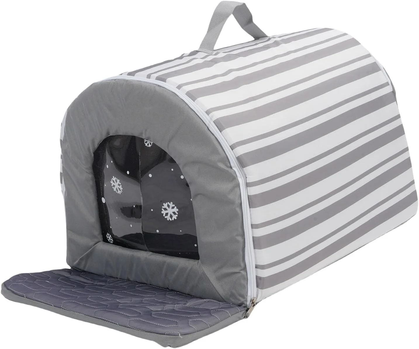 خانه یخی خنک کننده سگ Depisuta، پناهگاه خنک کننده حیوانات خانگی با 6 بسته یخ برای سگ ها و گربه های کوچک، متوسط و بزرگ، مناسب برای استفاده در داخل و خارج از خانه