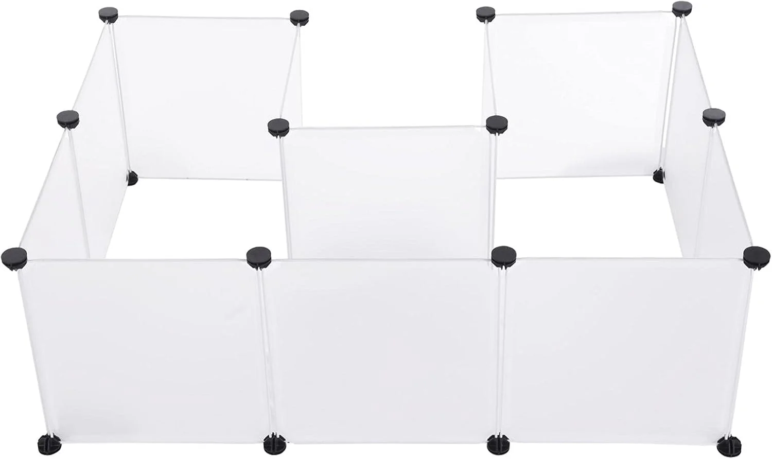 (ارسال از انبار خارج از کشور، تحویل در 3 روز) حصار پلاستیکی حیوانات خانگی، سبک و آسان برای جداسازی