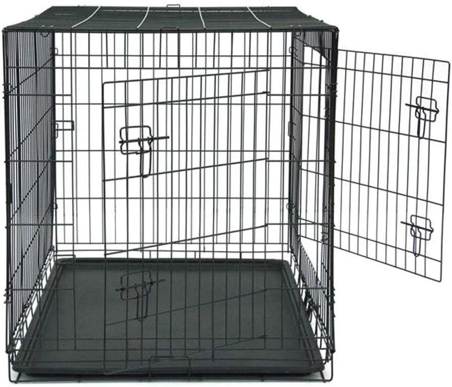 قفس بزرگ سگ WYJW برای ماشین، گربه، سگ، تاشو، آهن برای قفس سیمی، محافظت داخلی و خارجی، محوطه بازی حیوانات، فلزی سیمی قفس بزرگ سگ WYJW برای ماشین، گربه، سگ، تاشو، آهن برای قفس سیمی، محافظت داخلی و خارجی، محوطه بازی حیوانات، فلزی سیمی