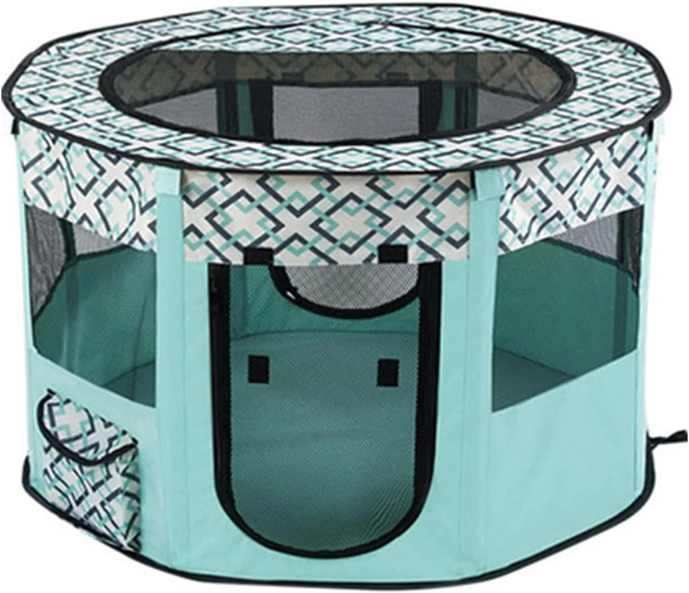 محوطه بازی تاشو هشت ضلعی حیوانات خانگی، چادر سگ، توله سگ، گربه، مناسب بازی در فضای داخلی و خارجی محوطه بازی تاشو هشت ضلعی حیوانات خانگی، چادر سگ، توله سگ، گربه، مناسب بازی در فضای داخلی و خارجی