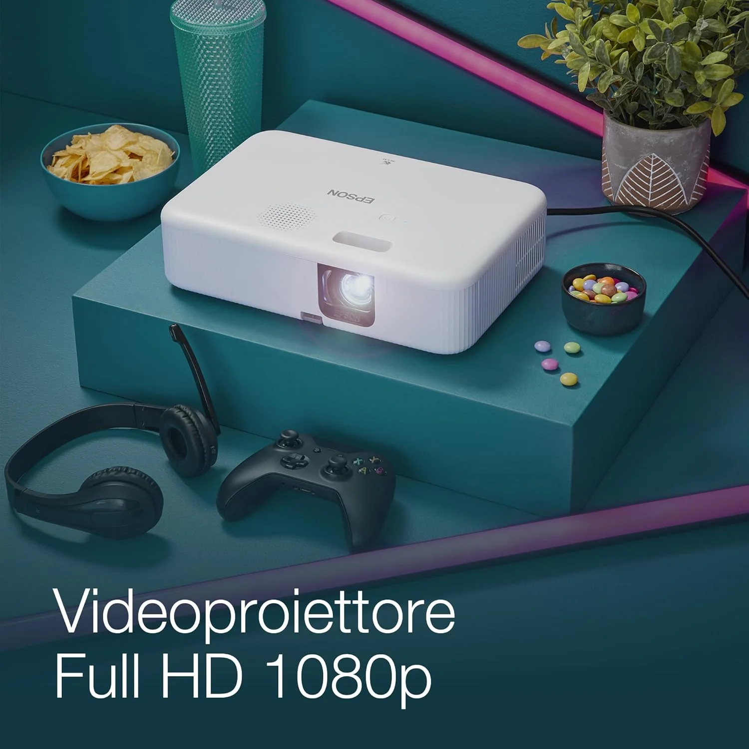 پروژکتور هوشمند فول اچ دی اپسون مدل V11HA85040 CO FH02، پروژکتور فول اچ دی 1080p، سفید، COFH02، USB پروژکتور هوشمند فول اچ دی اپسون مدل V11HA85040 CO FH02، پروژکتور فول اچ دی 1080p، سفید، COFH02، USB