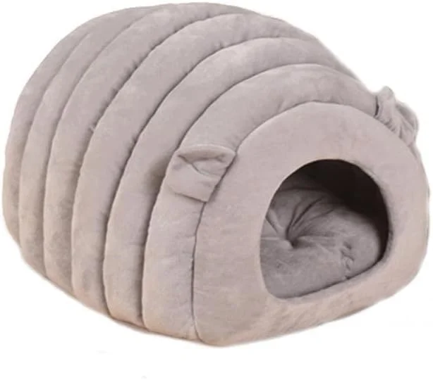 خانه سگ سرپوشیده، لانه سگ، غار سگ، لانه گربه، خانه سگ سرپوشیده، لانه حیوانات خانگی نیمه بسته مناسب برای گربه ها و سگ ها (خاکستری، S) خانه سگ سرپوشیده، لانه سگ، غار سگ، لانه گربه، خانه سگ سرپوشیده، لانه حیوانات خانگی نیمه بسته مناسب برای گربه ها و سگ ها (خاکستری، S)