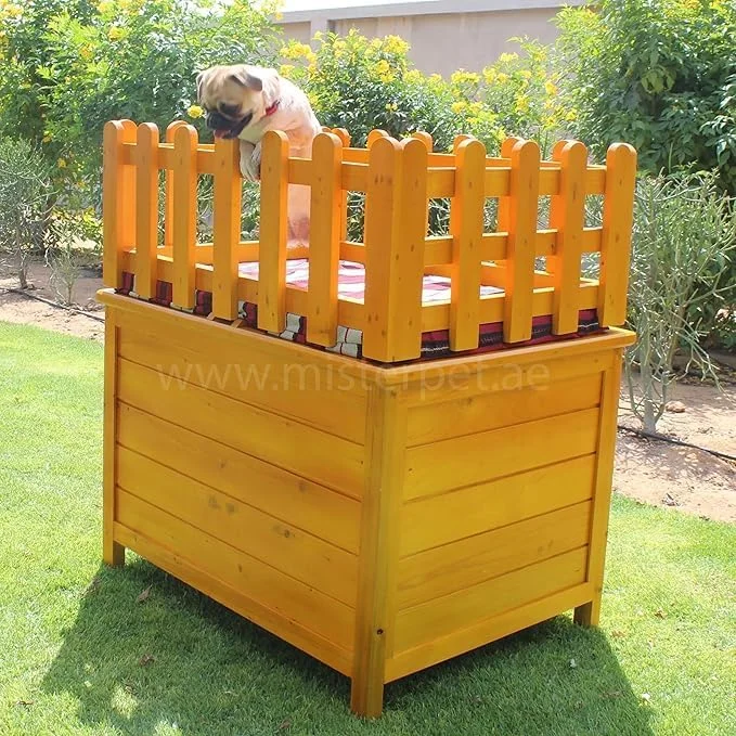 خانه سگ سرپوشیده مناسب فضای داخلی (چوب، خیلی کوچک (1-4.5 کیلوگرم))