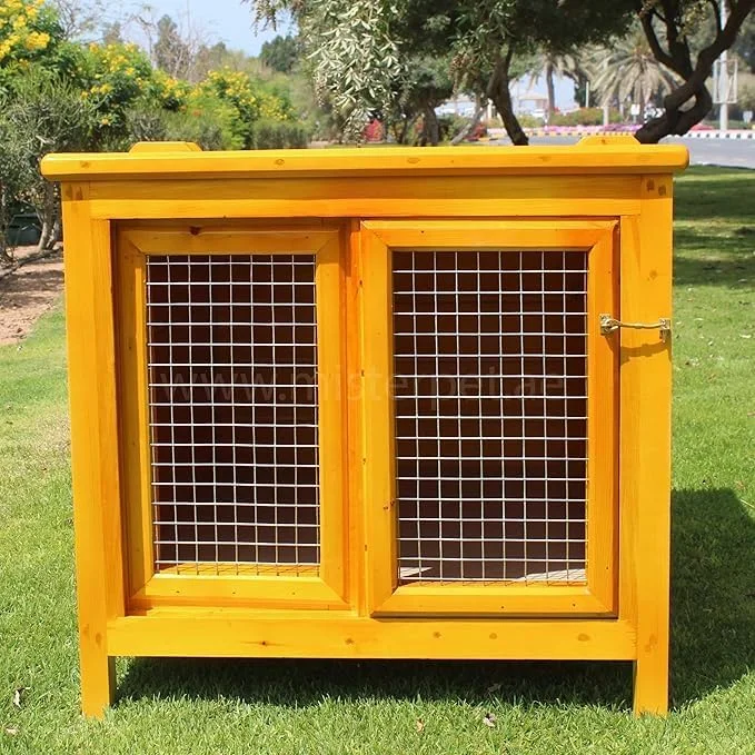 خانه سگ سرپوشیده مناسب فضای داخلی (چوب، خیلی کوچک (1-4.5 کیلوگرم))