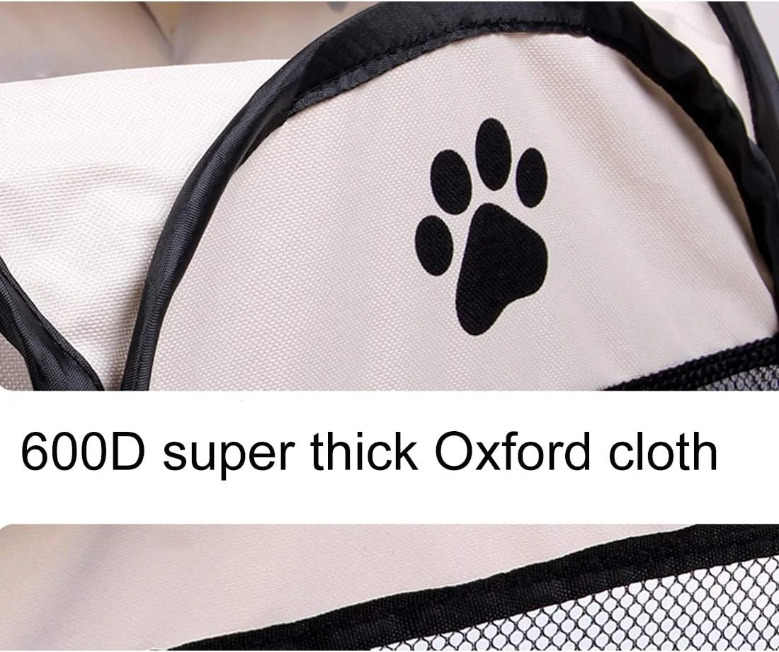 چادر سگ ضد آب آکسفورد تاشو هشت ضلعی فضای باز LyunLa، سایز M، ابعاد: 91x91x58 سانتی متر (قهوه ای) (رنگ: سرخابی) چادر سگ ضد آب آکسفورد تاشو هشت ضلعی فضای باز LyunLa، سایز M، ابعاد: 91x91x58 سانتی متر (قهوه ای) (رنگ: سرخابی)