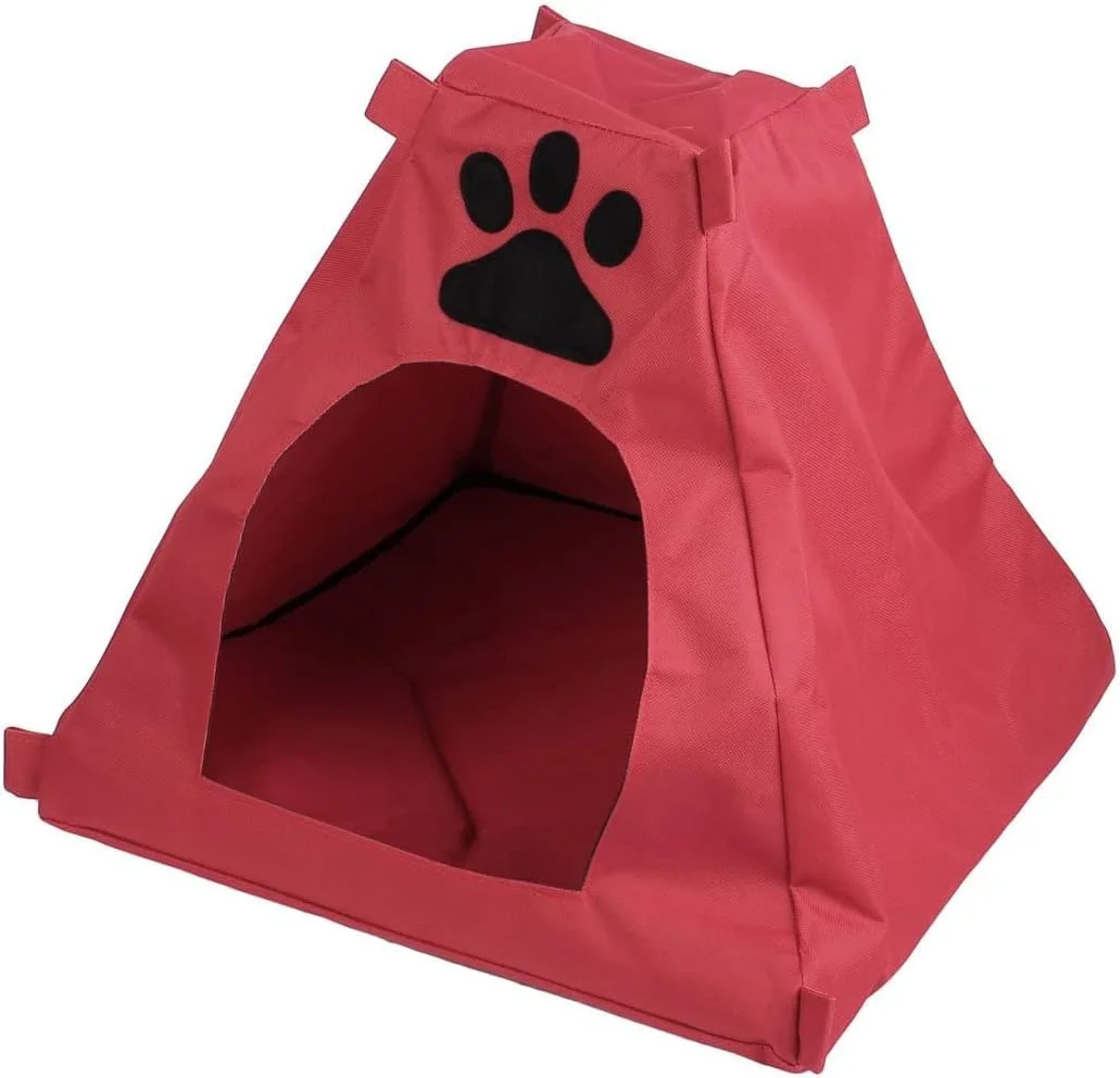 لانه سگ و چادر حیوانات خانگی با طرح پنجه XYWHPGV، 40 سانتی متر، قرمز (8fe58 08933 53475 4da8d 1137c a18b0)