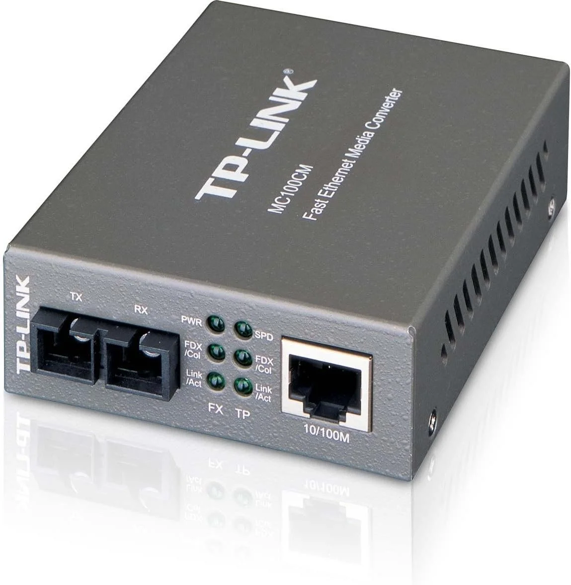 مبدل رسانه ای چند حالته تی پی-لینک 10/100Mbps مدل MC100CM با 2 پورت RJ45/SC تا 2 کیلومتر