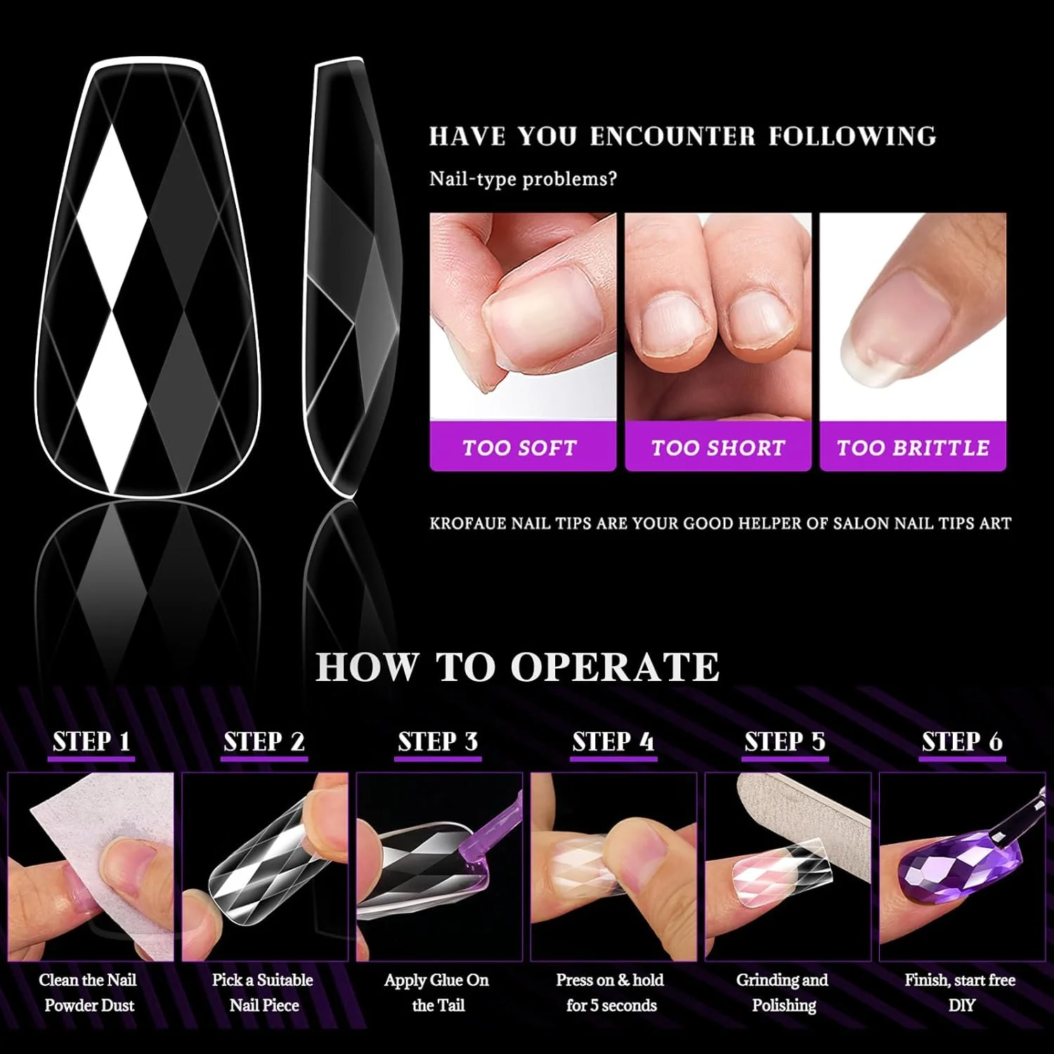 ناخن مصنوعی بادامی طرح لوزی سه بعدی ACICSCK، ۱۴۰ عدد، از پیش شکل داده شده، نوک ناخن اکریلیک ژلی برای پوشش کامل، مناسب برای کاشت ناخن در خانه و سالن، ۱۴ سایز مختلف (A, 2) ناخن مصنوعی بادامی طرح لوزی سه بعدی ACICSCK، ۱۴۰ عدد، از پیش شکل داده شده، نوک ناخن اکریلیک ژلی برای پوشش کامل، مناسب برای کاشت ناخن در خانه و سالن، ۱۴ سایز مختلف (A, 2)