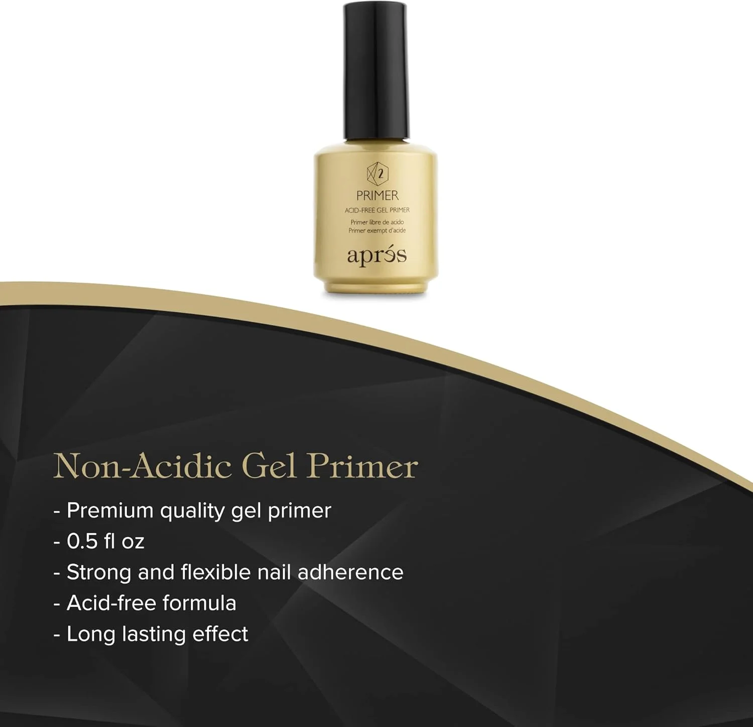 کیت حرفه ای ناخن آپرس ژل-ایکس - طلایی pH باندر، پرایمر بدون اسید و فرمول ژل نرم خیساندنی (15 میلی لیتر هر کدام)