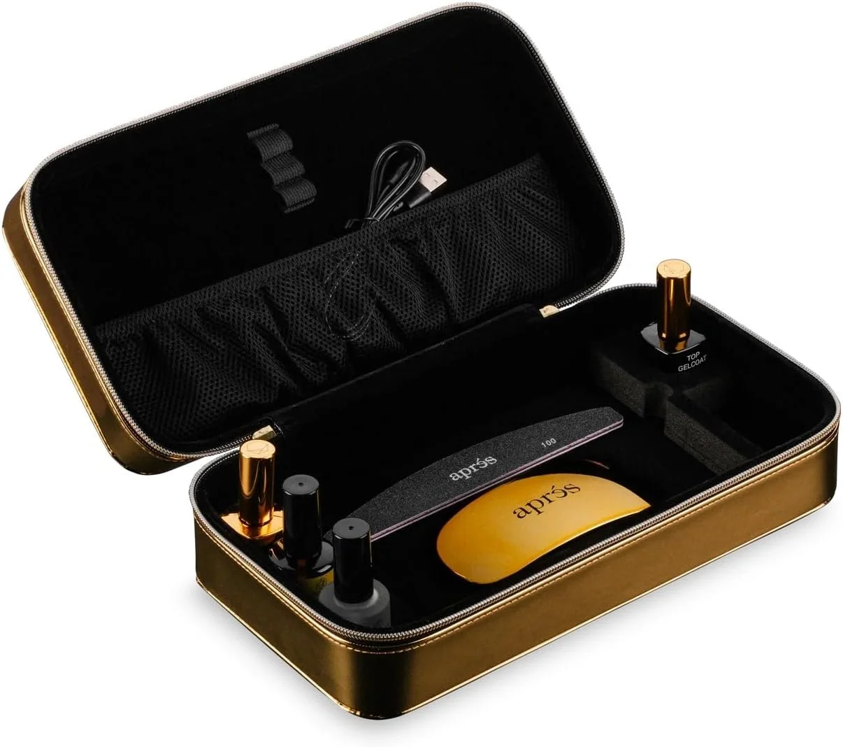 کیت استارتر حرفه ای APRÉS Chaun Legend x Gel-X شامل PH Bonder، پرایمر ژل غیر اسیدی، ژل اکستند Soak Off، تاپ ژل کوت بدون نیاز به پاک کردن، چراغ LED و سوهان سمباده ای