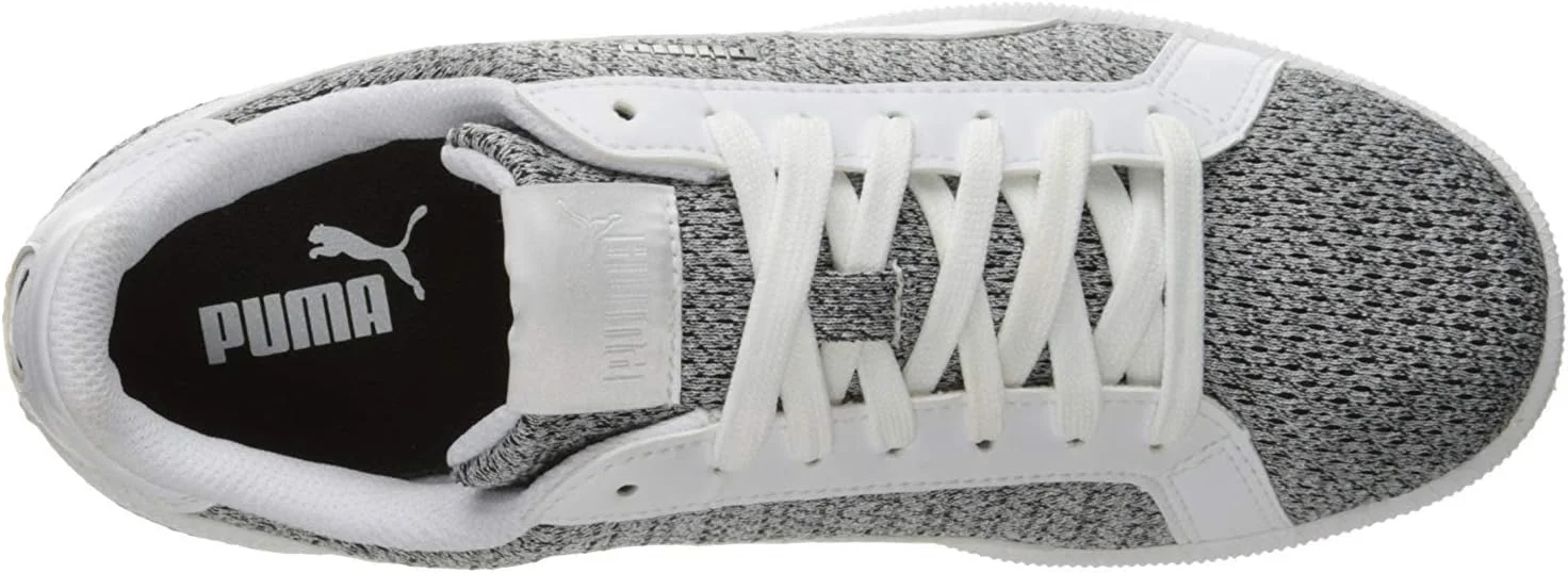 کفش کتانی مردانه پوما مدل Smash Knit، سفید، سایز 4 کفش کتانی مردانه پوما مدل Smash Knit، سفید، سایز 4