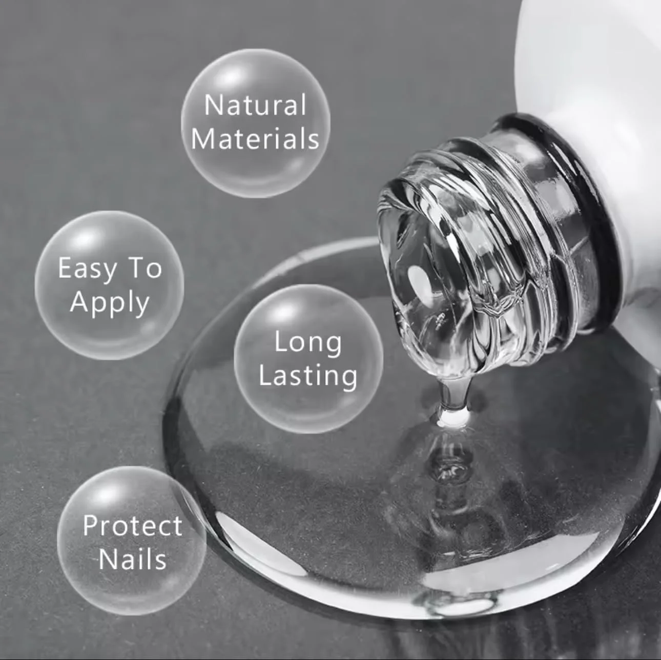 ست لاک ژل - پوشش پایه، پوشش رویی و پرایمر ناخن UV/LED (3 x 15ml) - لوازم ضروری لاک ژل با ماندگاری طولانی برای استفاده در سالن و منزل