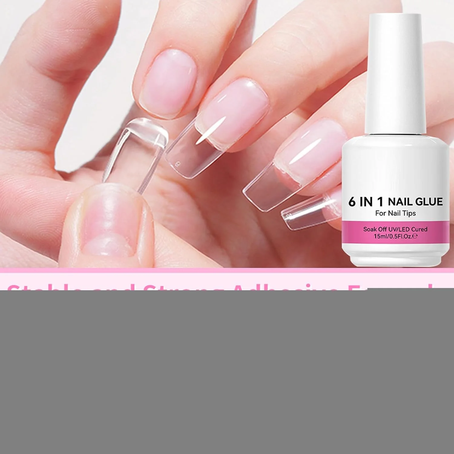 ژل بیلدر برای ناخن - چسب مانیکور، چسب پرایمر 6 در 1 برای قالب گیری و اکستنشن ناخن برای زنان، دختران و مبتدیان ژل بیلدر برای ناخن - چسب مانیکور، چسب پرایمر 6 در 1 برای قالب گیری و اکستنشن ناخن برای زنان، دختران و مبتدیان