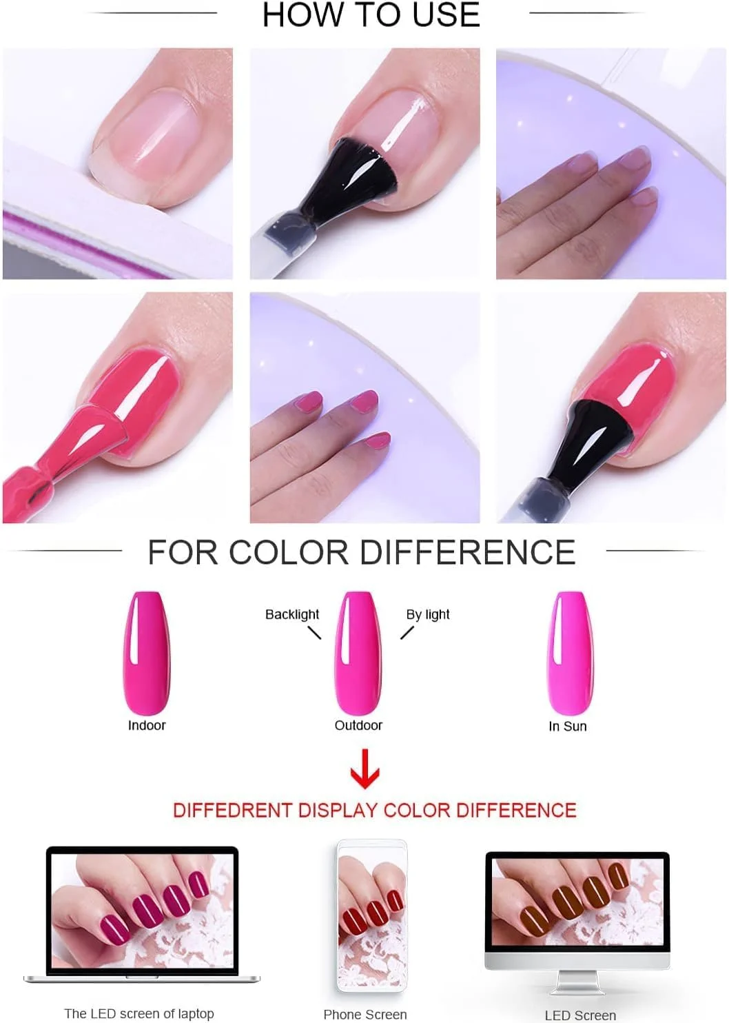 ست لاک ژل گوریم 23 تکه، شامل 20 رنگ لاک ژل، ژل بیس، تاپ کت و تاپ کت مات برای طراحی ناخن، مناسب سالن های آرایشی بانوان، شماره 9#، کیت لاک ژل سالم و سازگار با محیط زیست ست لاک ژل گوریم 23 تکه، شامل 20 رنگ لاک ژل، ژل بیس، تاپ کت و تاپ کت مات برای طراحی ناخن، مناسب سالن های آرایشی بانوان، شماره 9#، کیت لاک ژل سالم و سازگار با محیط زیست