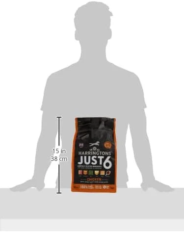 غذای خشک سگ بدون غلات با طعم مرغ هرینگتونز، 2 کیلوگرم