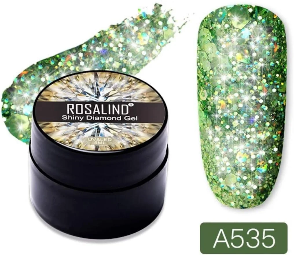 لاک ژل ناخن UV رزالیند، براق و اکلیلی برای طراحی ناخن با نقاشی الماس، پرایمر مانیکور پایه و رویه UV، 5 میلی لیتر (A535) لاک ژل ناخن UV رزالیند، براق و اکلیلی برای طراحی ناخن با نقاشی الماس، پرایمر مانیکور پایه و رویه UV، 5 میلی لیتر (A535)