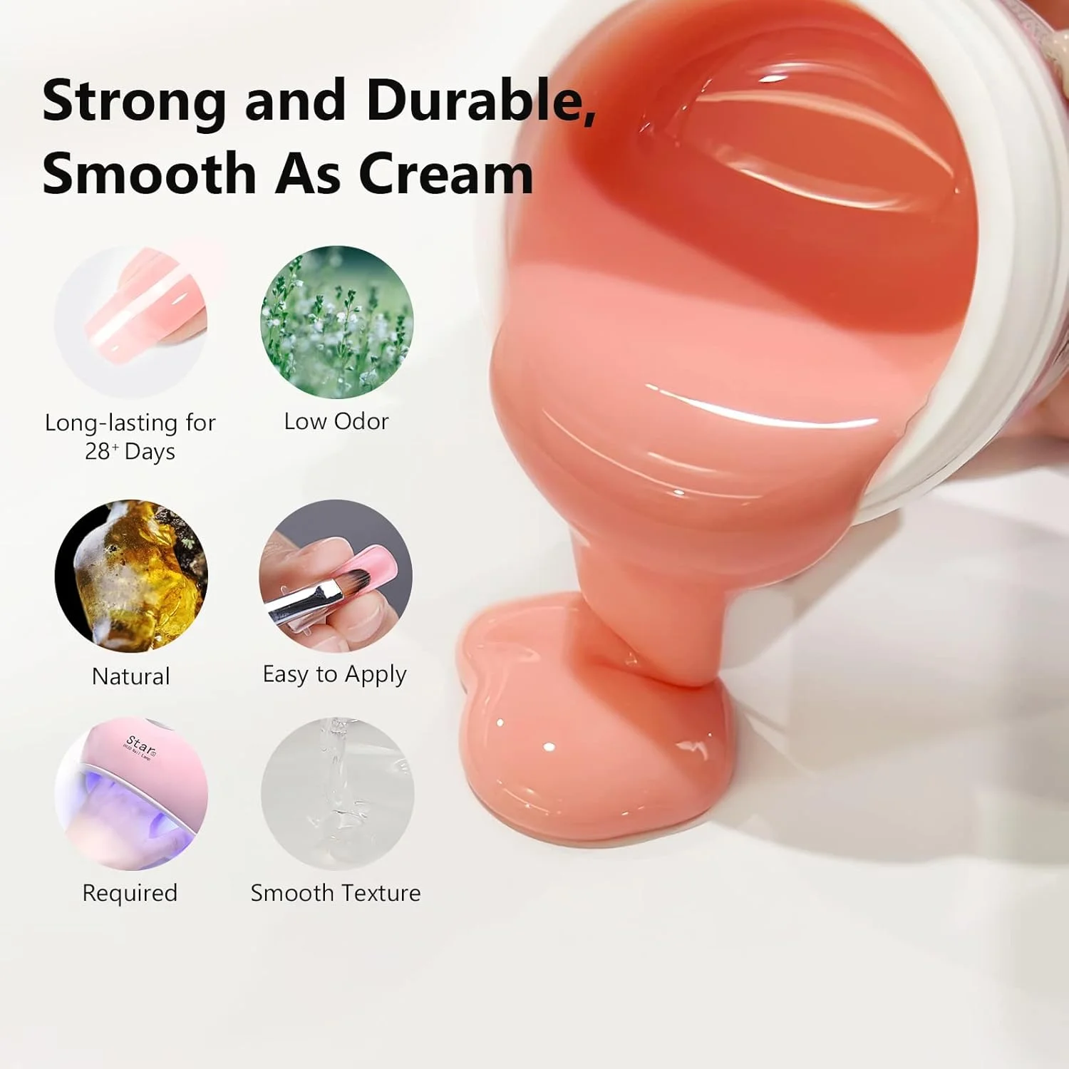 کیت لاک ژل ناخن X&D پلی ژل خشک شونده سریع UV، 56 گرم، رنگ طبیعی و شفاف، اکستنشن ناخن با فرم ناخن، ست برس سمور ناخن اکریلیک با درپوش (صورتی) کیت لاک ژل ناخن X&D پلی ژل خشک شونده سریع UV، 56 گرم، رنگ طبیعی و شفاف، اکستنشن ناخن با فرم ناخن، ست برس سمور ناخن اکریلیک با درپوش (صورتی)