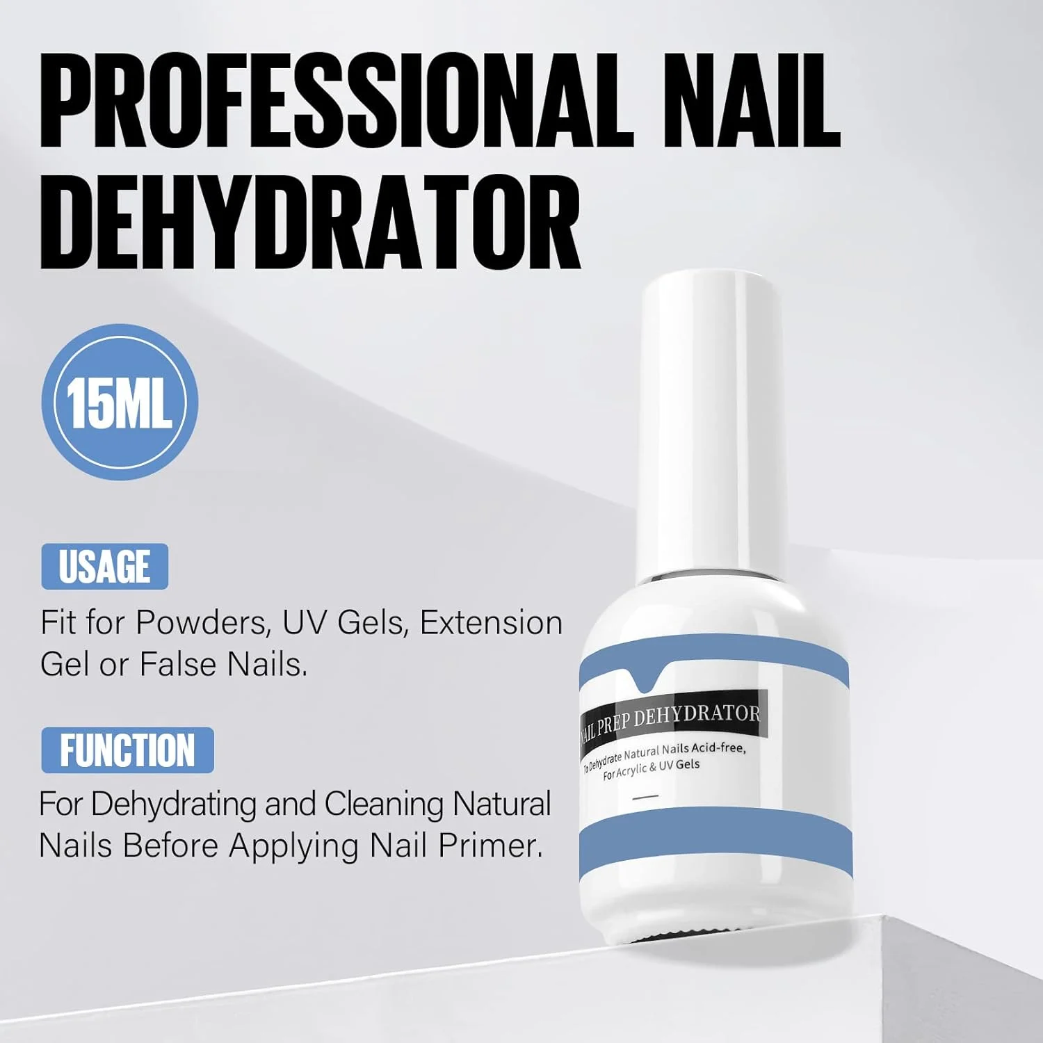 آمادهساز حرفهای ناخن طبیعی TOMICCA، پرایمر اتصال برتر ناخن برای پودر اکریلیک و لاک ژل 15 میلیلیتر، یک عدد، دو منظوره، خشککننده سریع، لاک پایه، مایع باندر مانیکور آمادهساز حرفهای ناخن طبیعی TOMICCA، پرایمر اتصال برتر ناخن برای پودر اکریلیک و لاک ژل 15 میلیلیتر، یک عدد، دو منظوره، خشککننده سریع، لاک پایه، مایع باندر مانیکور