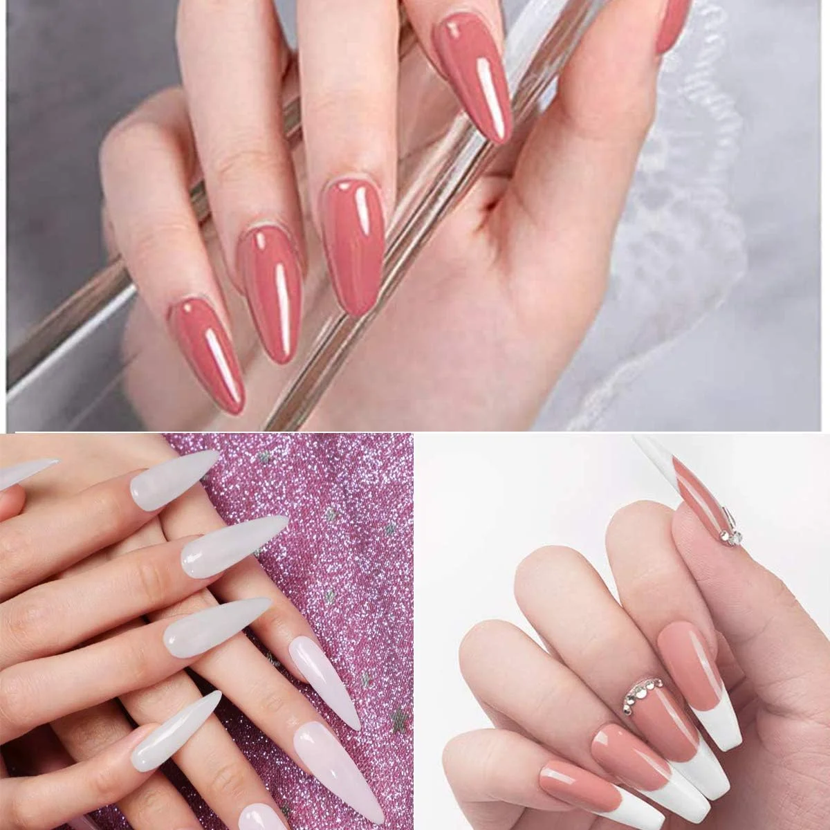 کیت اکستنشن ژل پلی ناخن Vishine - ست تقویت کننده ژل سازنده ناخن اکریلیک 8 رنگ سفید شفاف، صورتی، برهنه، سالن حرفه ای DIY مانیکور ناخن فرانسوی همه کاره برای مبتدیان هنر ناخن 15 گرم کیت اکستنشن ژل پلی ناخن Vishine - ست تقویت کننده ژل سازنده ناخن اکریلیک 8 رنگ سفید شفاف، صورتی، برهنه، سالن حرفه ای DIY مانیکور ناخن فرانسوی همه کاره برای مبتدیان هنر ناخن 15 گرم