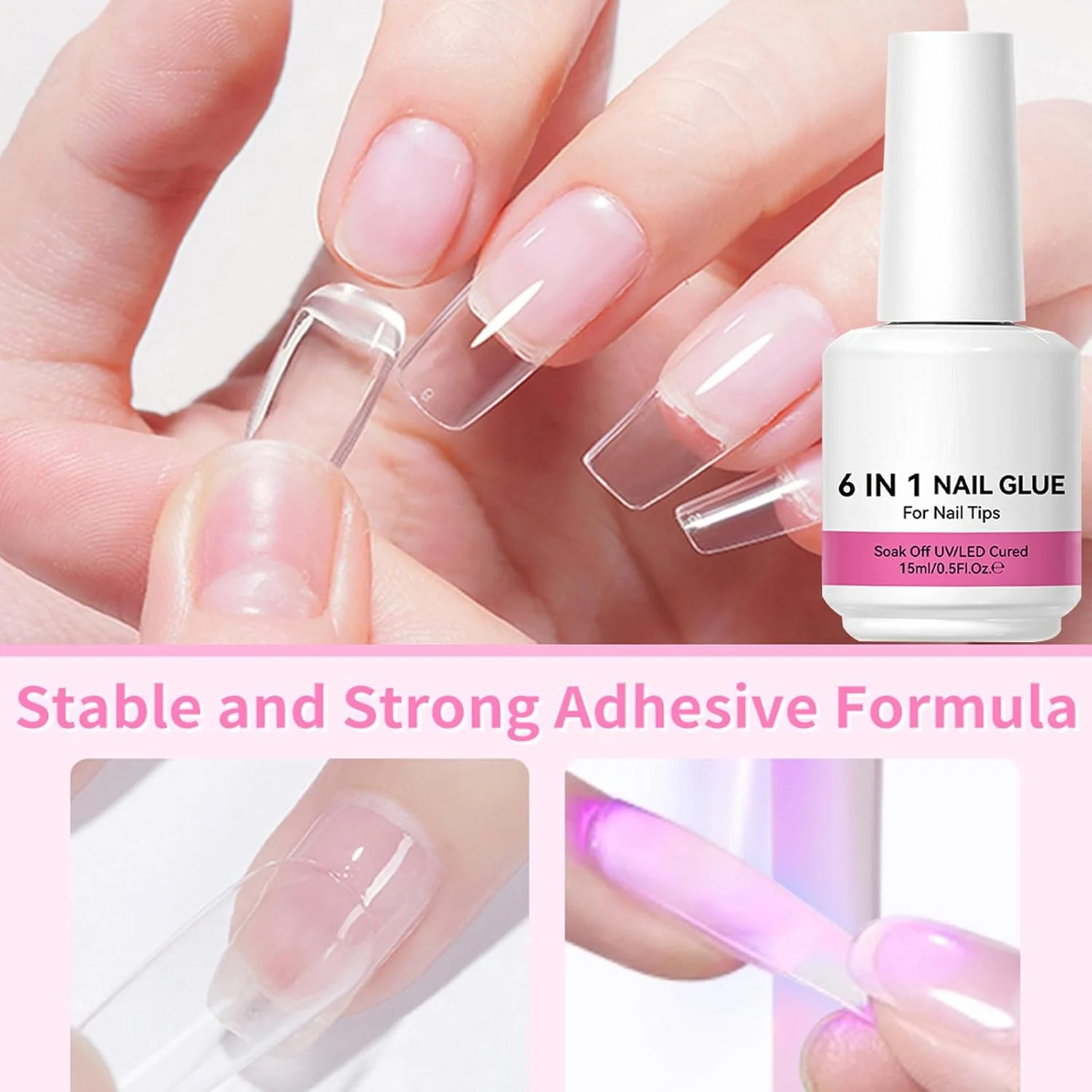 ژل ساختار ناخن | لایه پایه - ژل سازنده 6 در 1 پرایمر قالب گیری چسب اکستنشن چسب پایه برای مانیکور سالن خانگی ژل ساختار ناخن | لایه پایه - ژل سازنده 6 در 1 پرایمر قالب گیری چسب اکستنشن چسب پایه برای مانیکور سالن خانگی