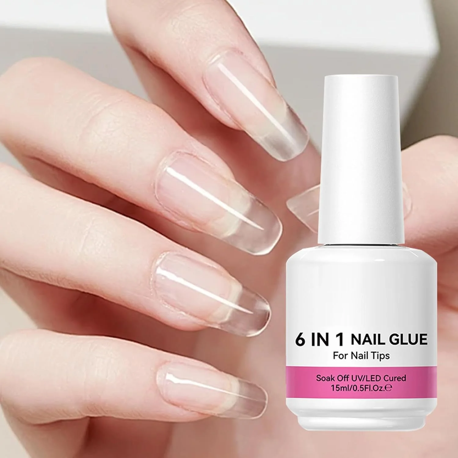 ژل ساختار ناخن، بیس کت - پرایمر ژل سازنده 6 در 1، تقویت کننده، چسب قالب گیری برای مبتدیان دخترانه سالن خانگی ژل ساختار ناخن، بیس کت - پرایمر ژل سازنده 6 در 1، تقویت کننده، چسب قالب گیری برای مبتدیان دخترانه سالن خانگی